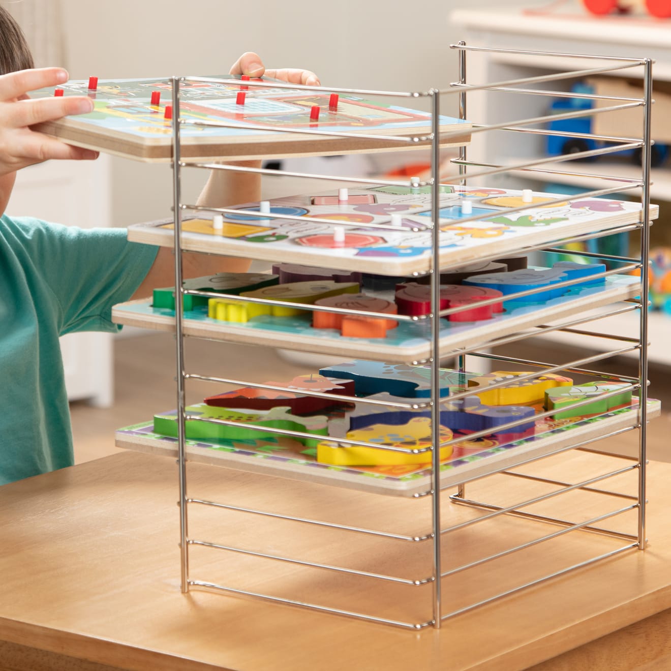 Multi-Fit Wire Puzzle Rack - Image 5