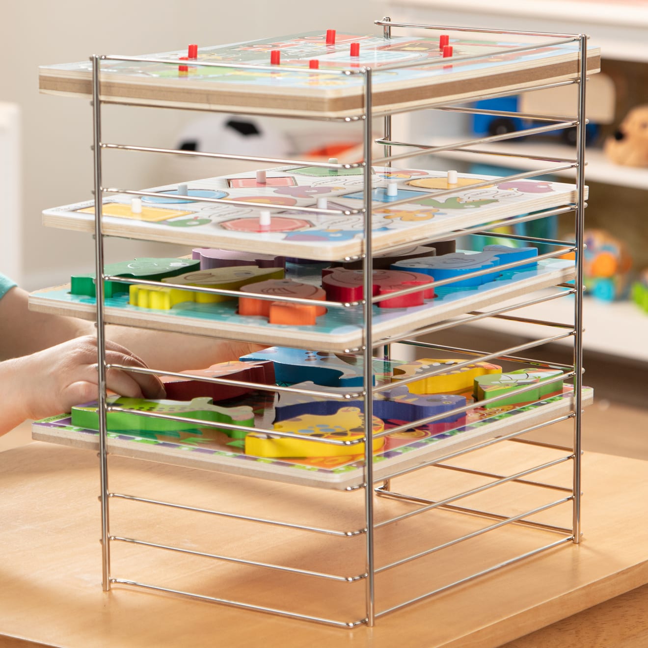 Multi-Fit Wire Puzzle Rack - Image 7