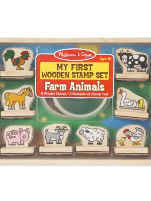 My First Wooden Stamp Set - Farm Animals