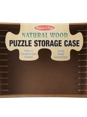 Natural Wood Puzzle Case