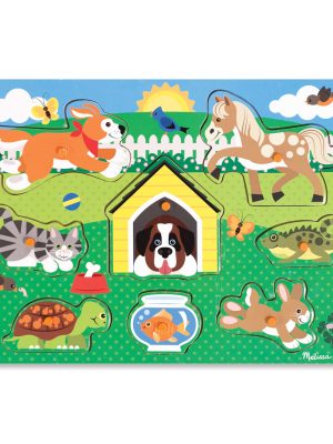 Pets Peg Puzzle - 8 Pieces