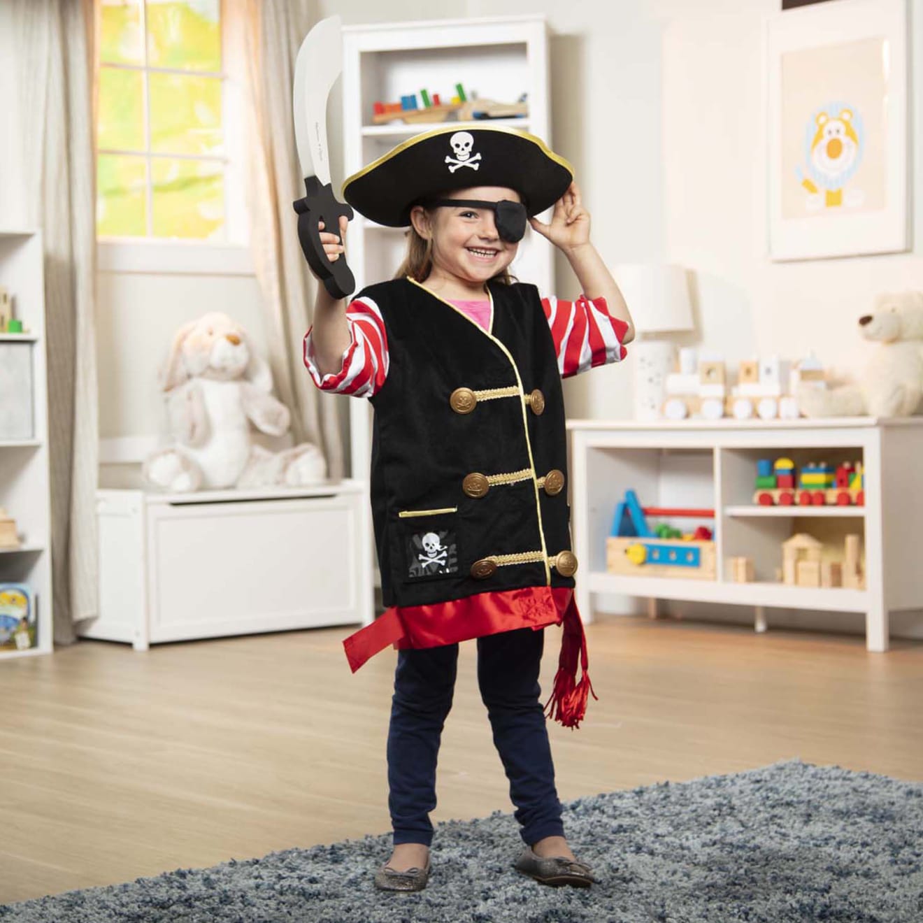 Pirate Role Play Costume Set - Image 2