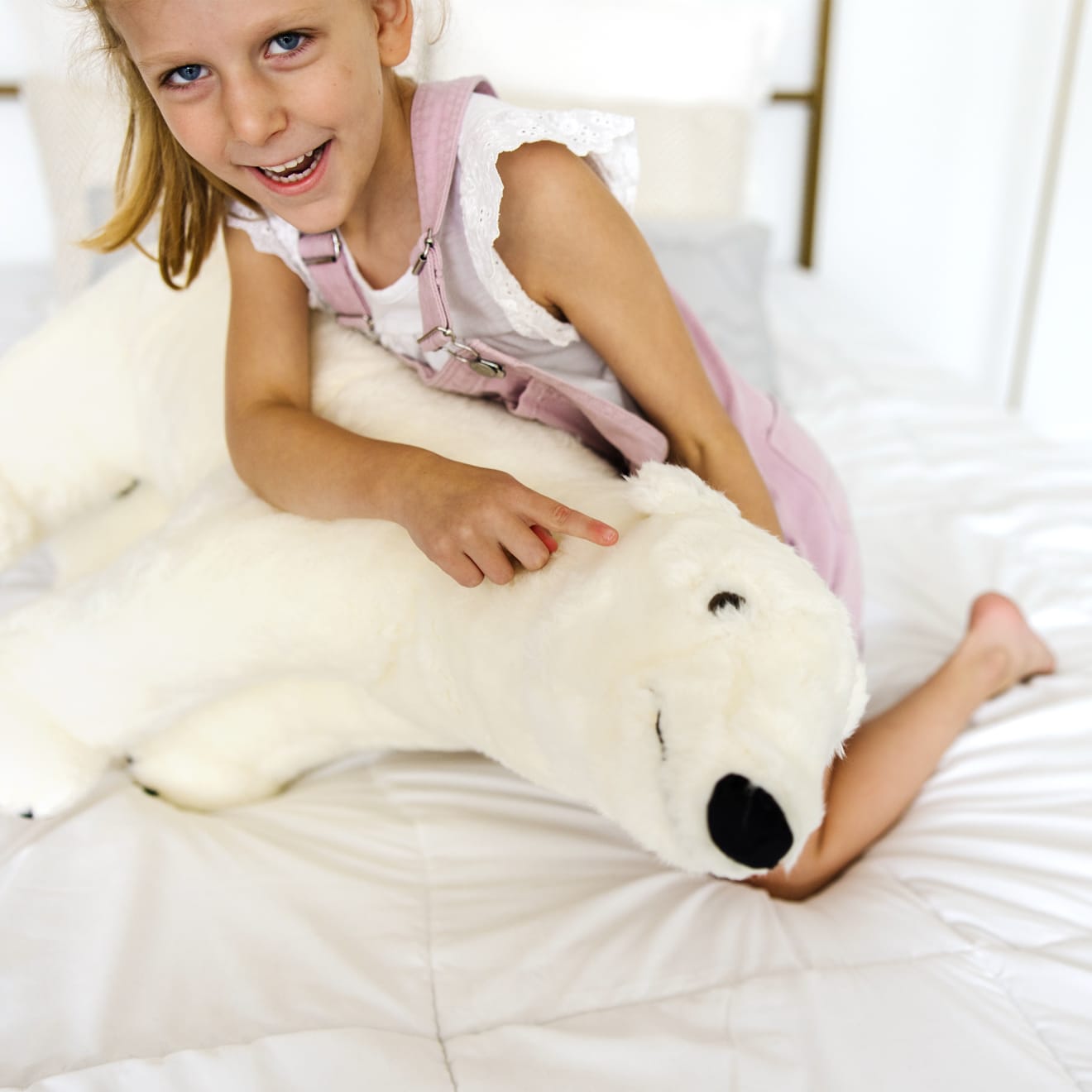 Giant Stuffed Animal Polar Bear - Image 7