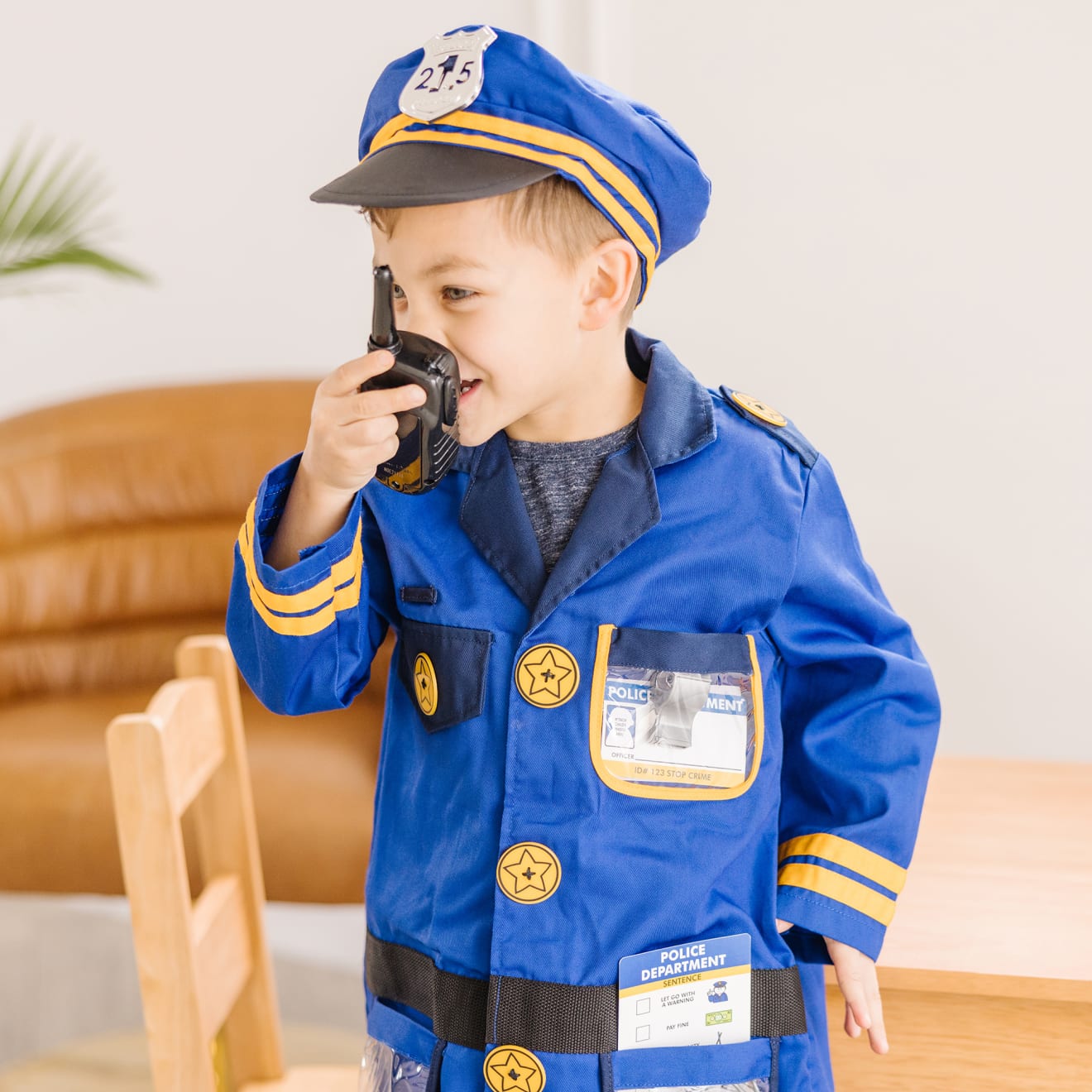 Police Officer Role Play Costume Set - Image 8