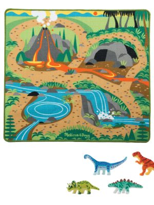 Prehistoric Playground Dinosaur Rug
