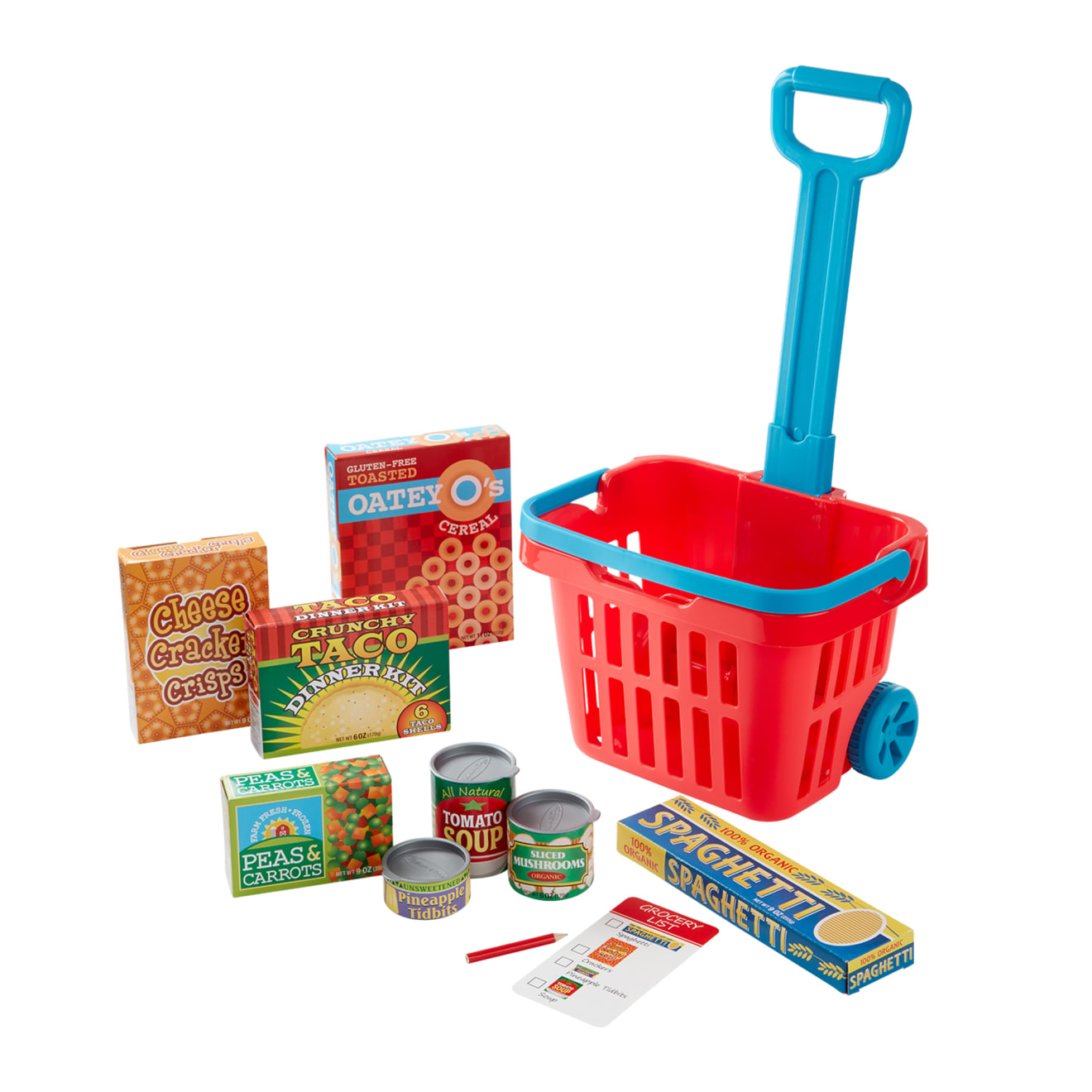 Fill & Roll Grocery Basket Play Set - Image 4