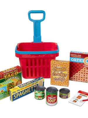 Fill & Roll Grocery Basket Play Set