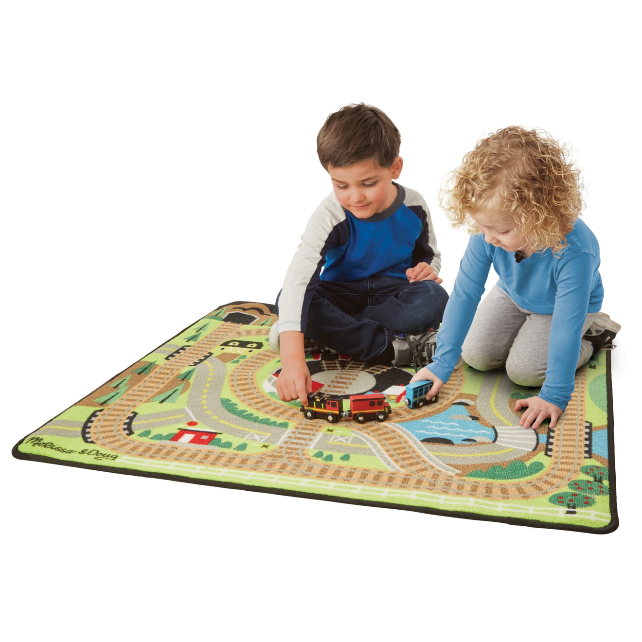 Round the Rails Train Rug - Image 6