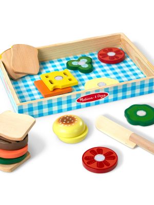 Sandwich Making Set - Wooden Play Food
