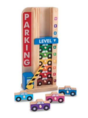 Wooden Stack & Count Parking Garage