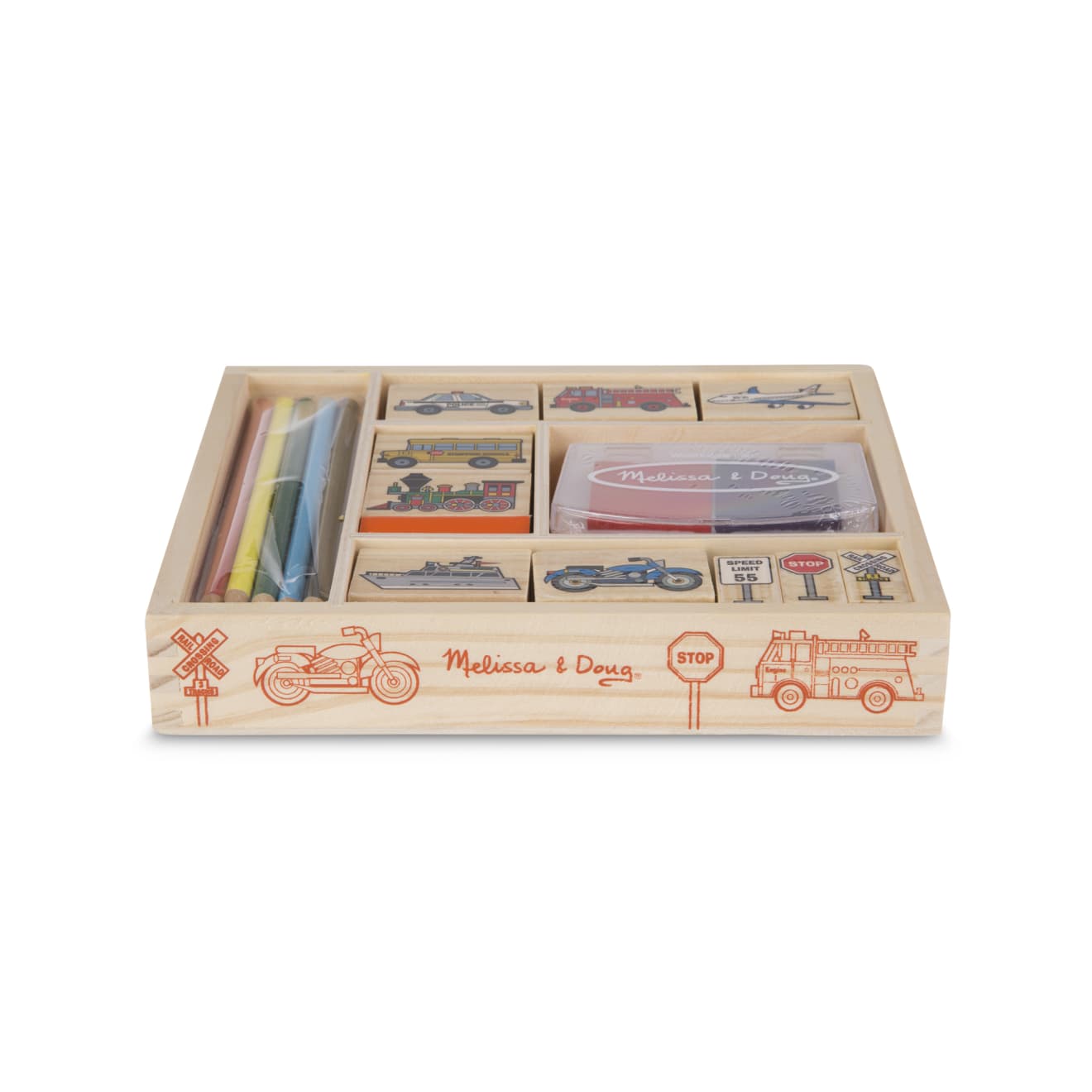 Wooden Stamp Set - Vehicles - Image 5