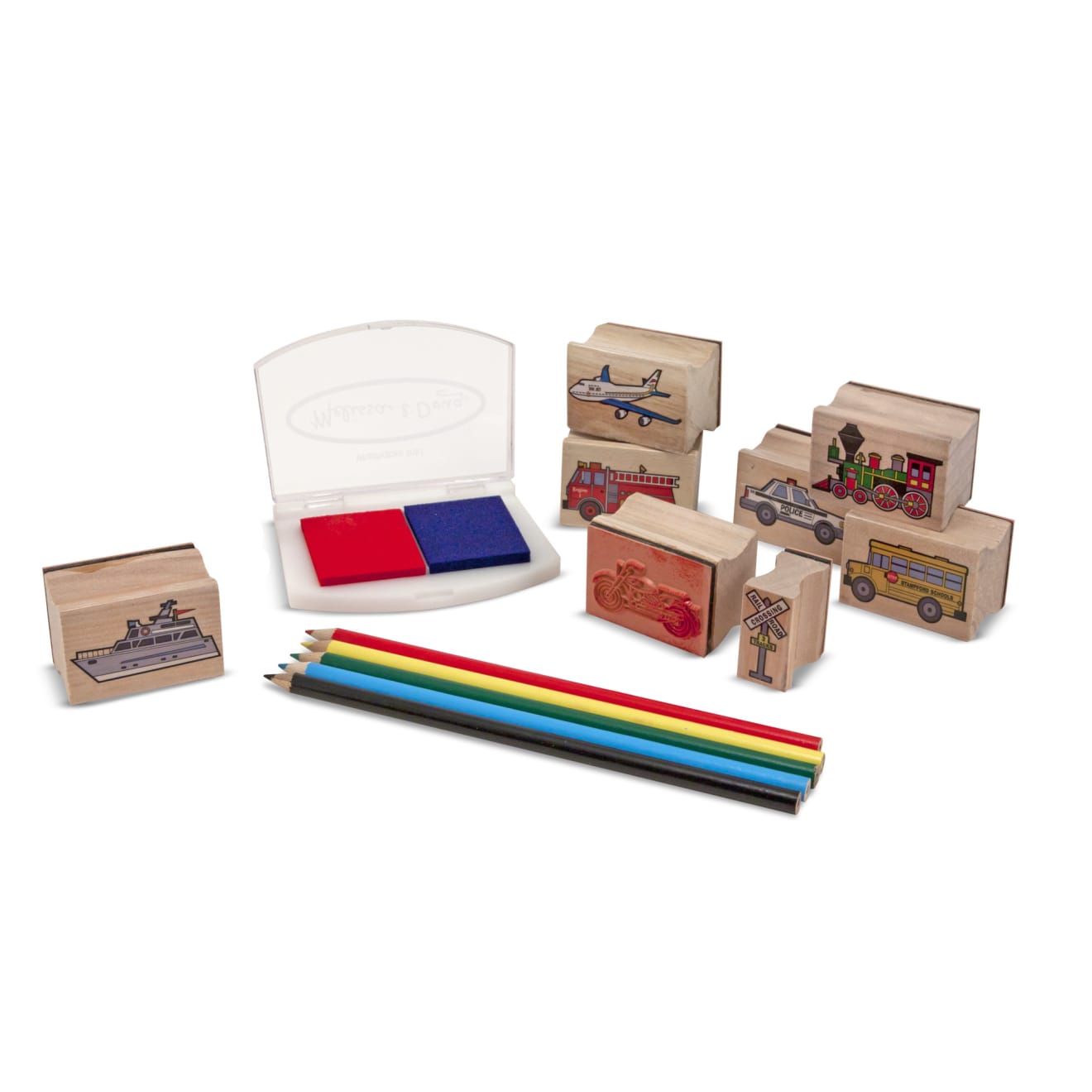 Wooden Stamp Set - Vehicles - Image 4