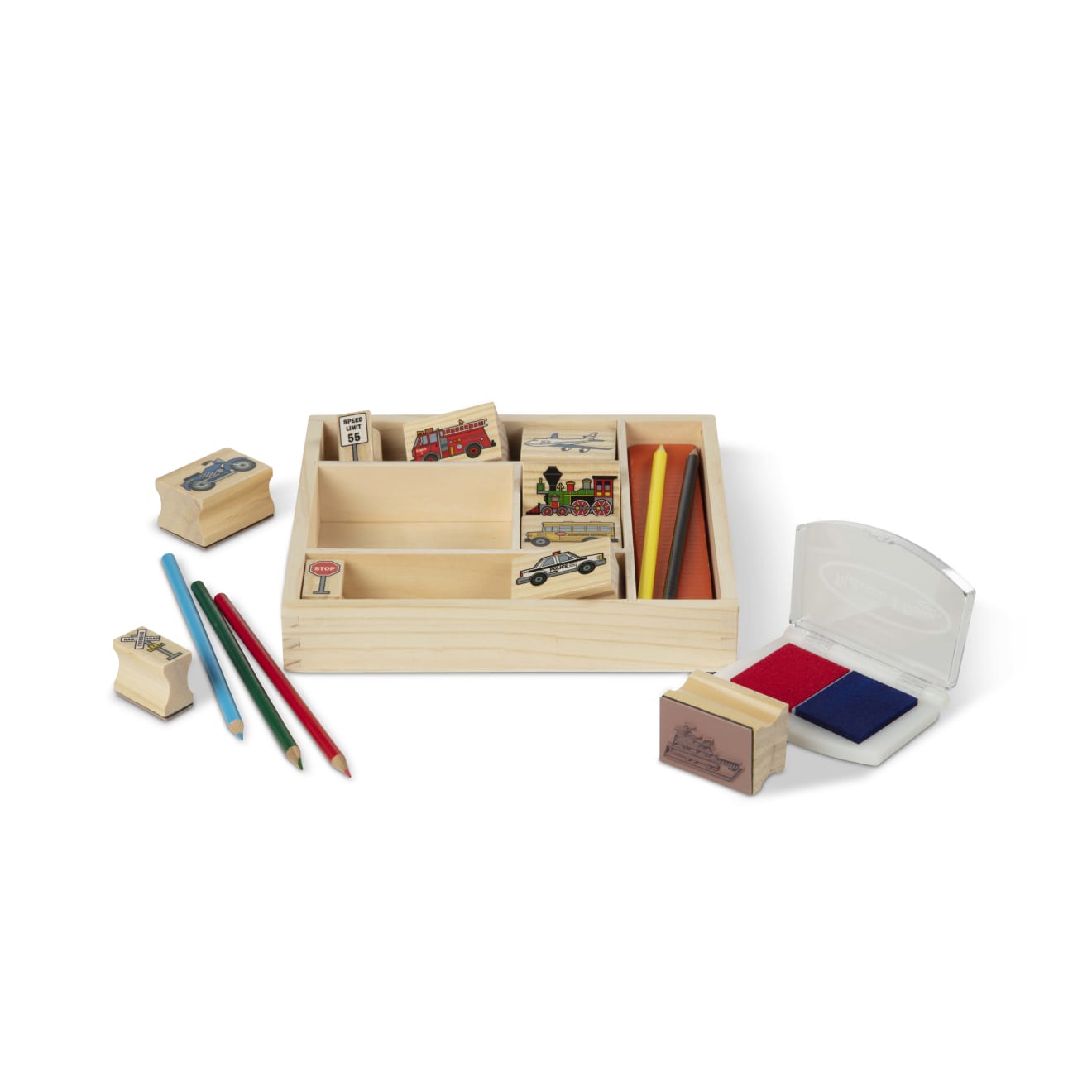 Wooden Stamp Set - Vehicles - Image 6