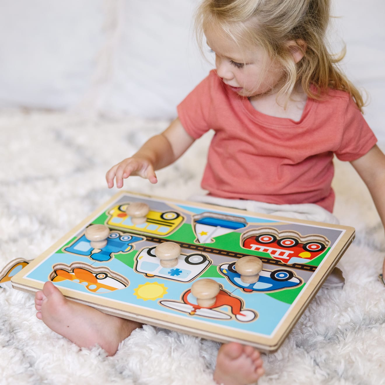 Vehicles Jumbo Knob Puzzle - 8 pieces - Image 9