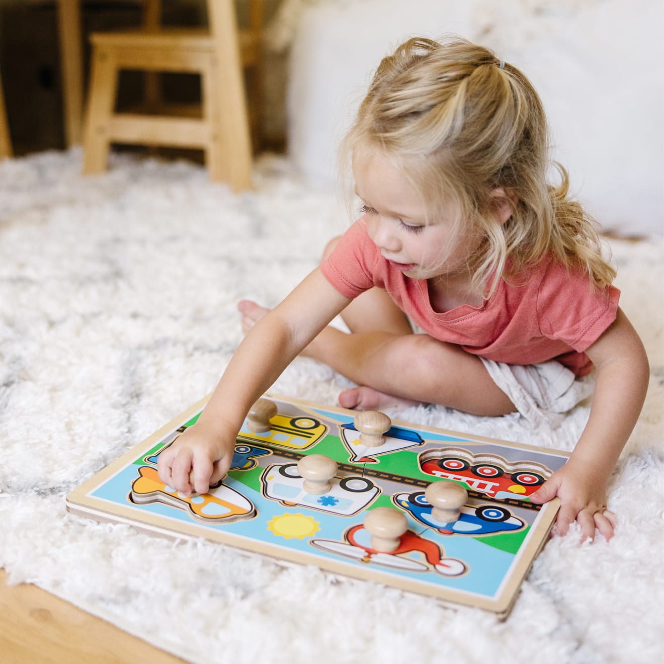 Vehicles Jumbo Knob Puzzle - 8 pieces - Image 5