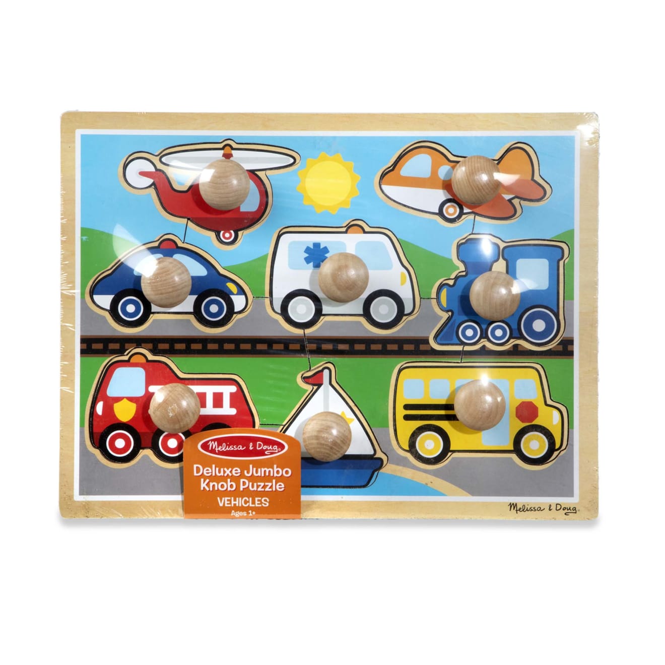 Vehicles Jumbo Knob Puzzle - 8 pieces - Image 3