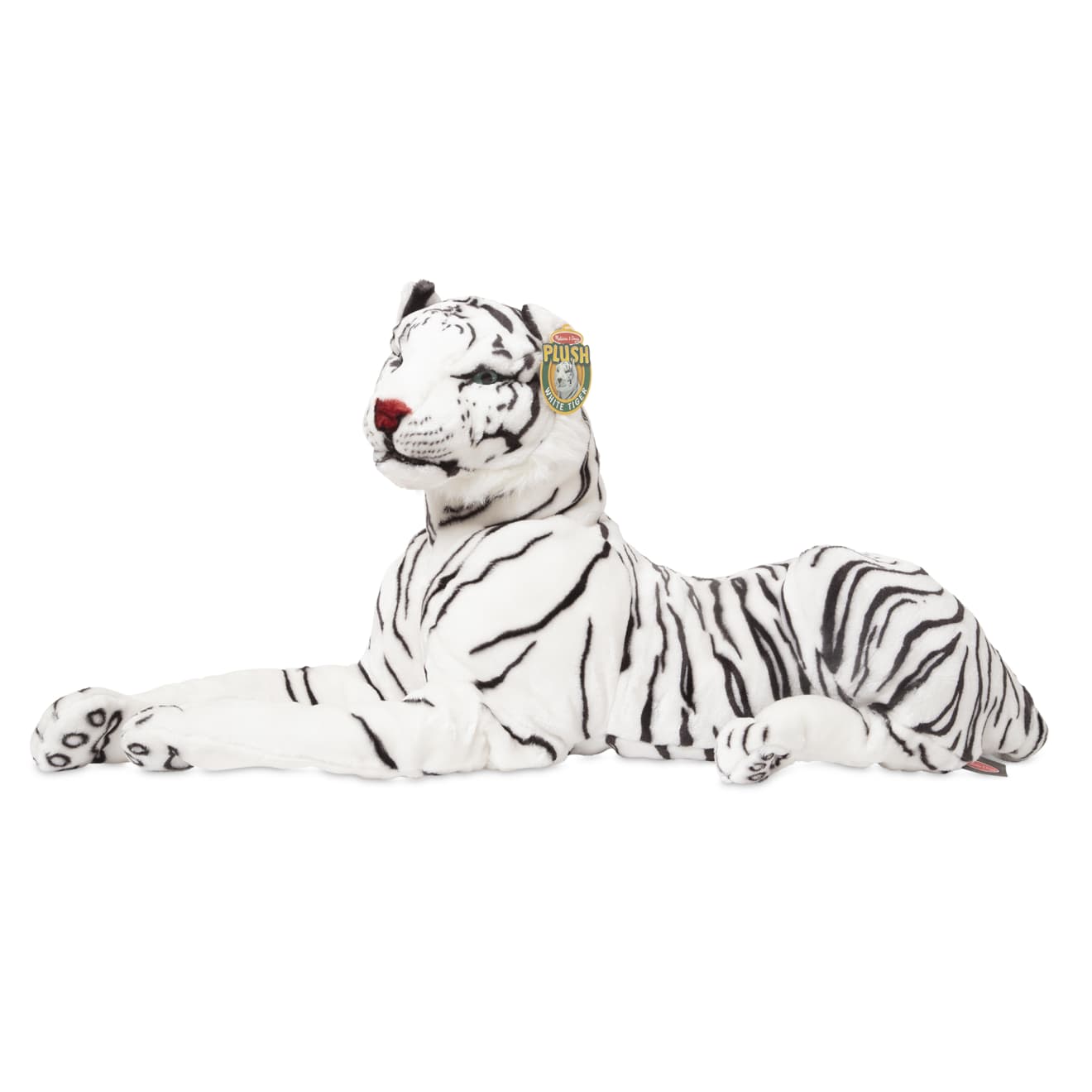 White Tiger Giant Stuffed Animal - Image 3