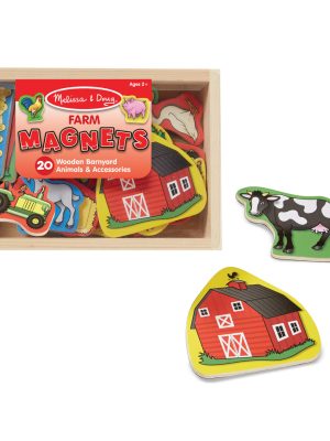 Wooden Farm Magnets
