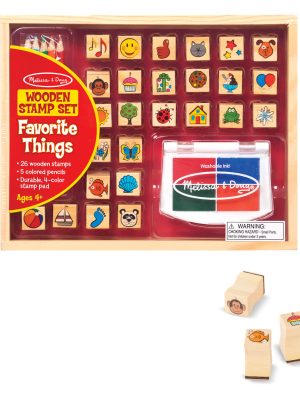 Wooden Favorite Things Stamp Set
