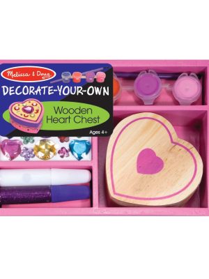 Decorate-Your-Own Wooden Heart Box