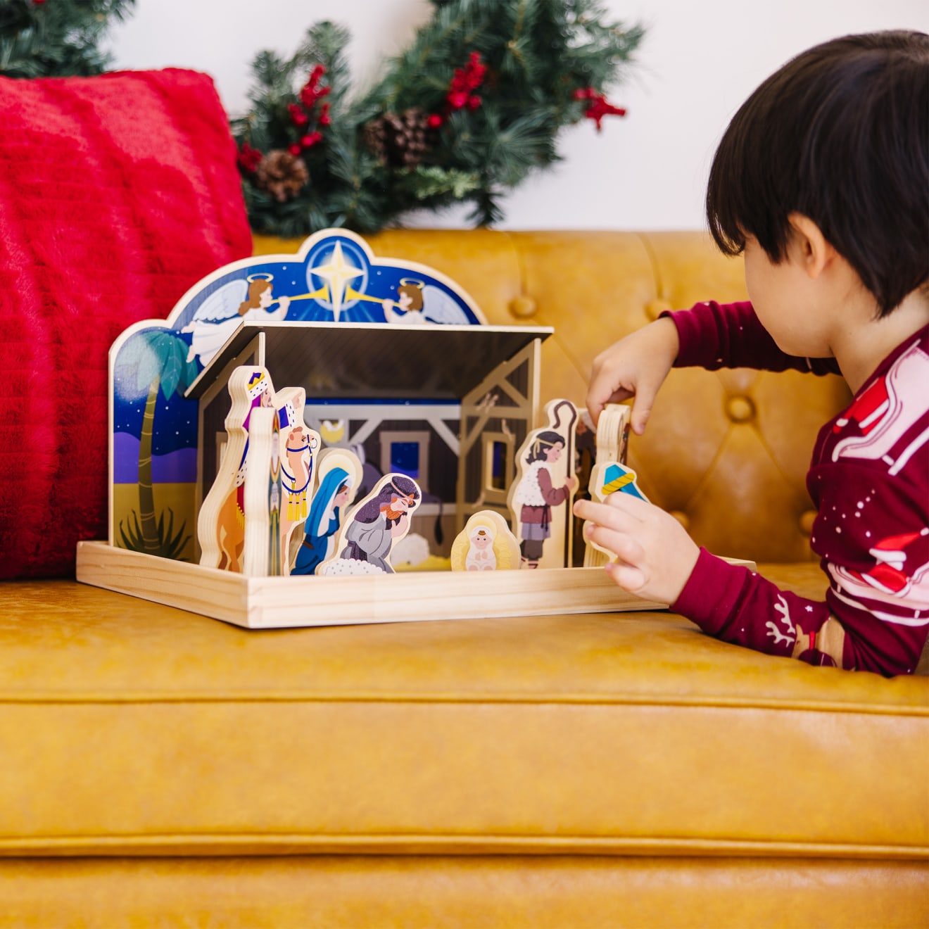 Wooden Christmas Nativity Set - Image 6