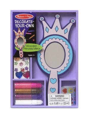 Decorate-Your-Own Wooden Princess Mirror