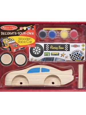 Decorate-Your-Own Wooden Race Car