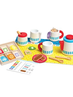 Wooden Steep & Serve Tea Set