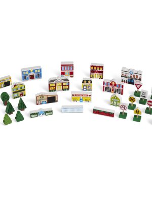Wooden Town Play Set