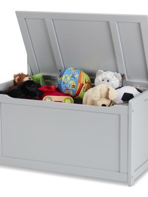 Wooden Toy Chest (Gray)