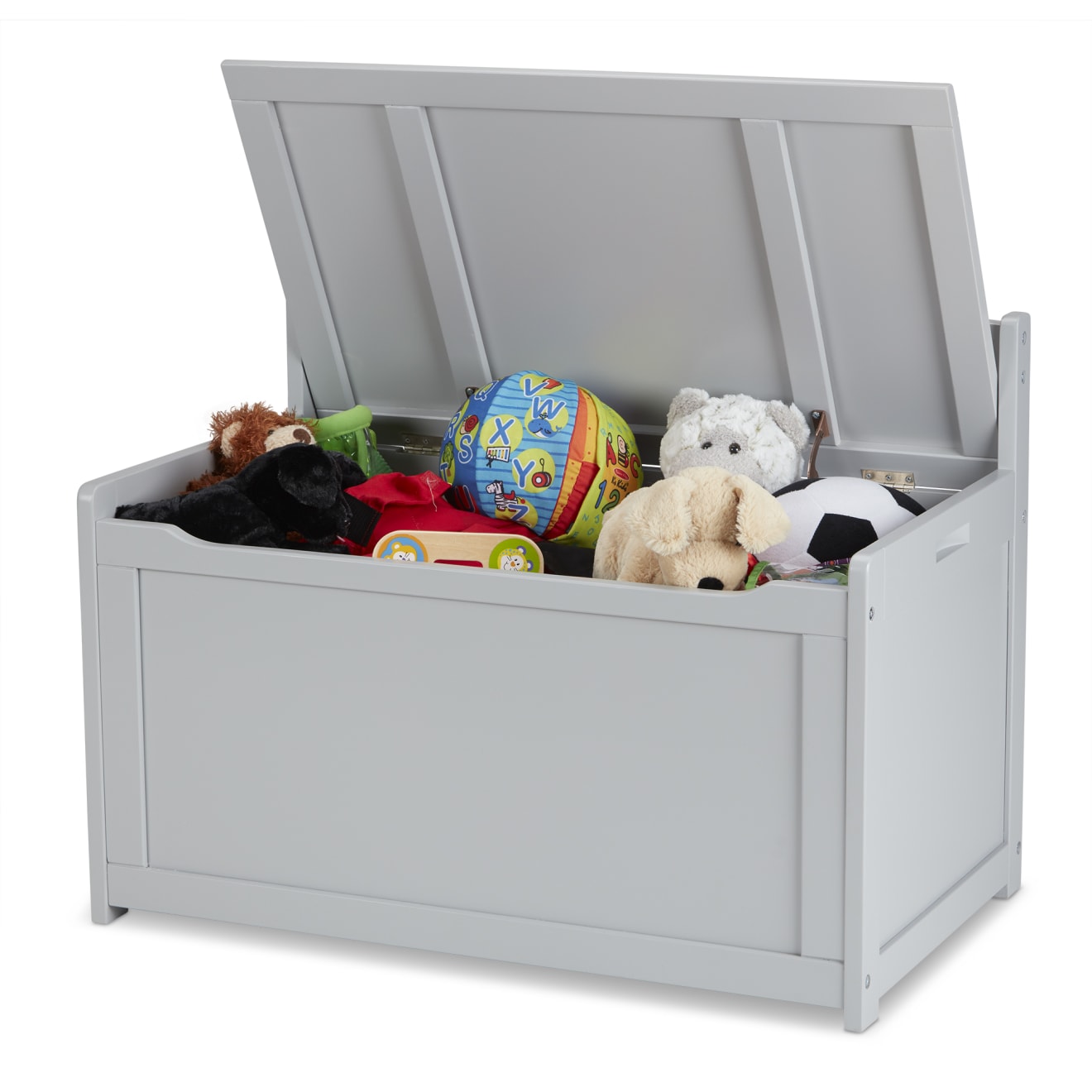 Wooden Toy Chest (Gray)