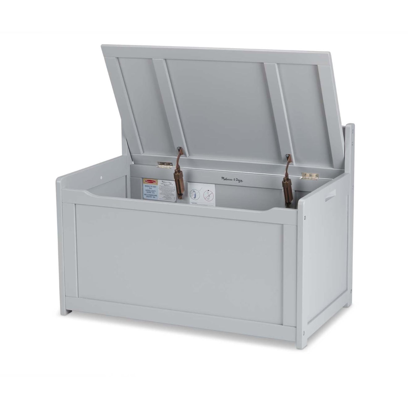 Wooden Toy Chest (Gray) - Image 9
