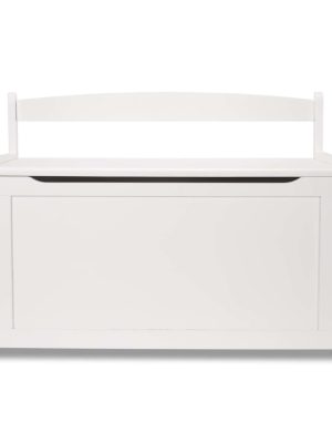 Wooden Toy Chest (White)