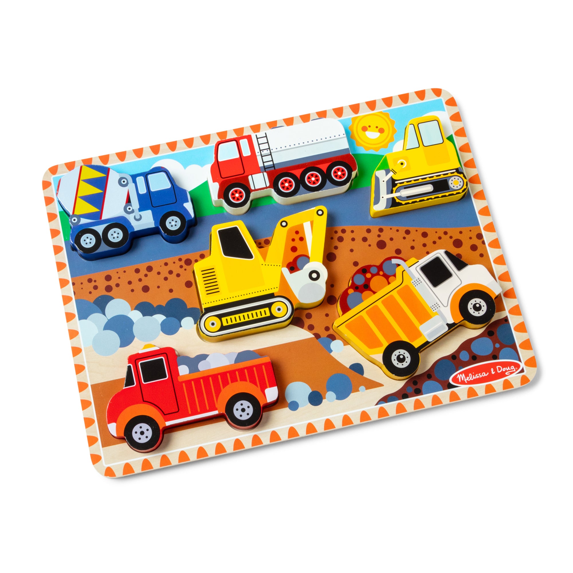 Construction Chunky Puzzle - 6 Pieces