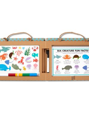 Natural Play: Play. Draw. Create Reusable Drawing & Magnet Kit ?C Ocean