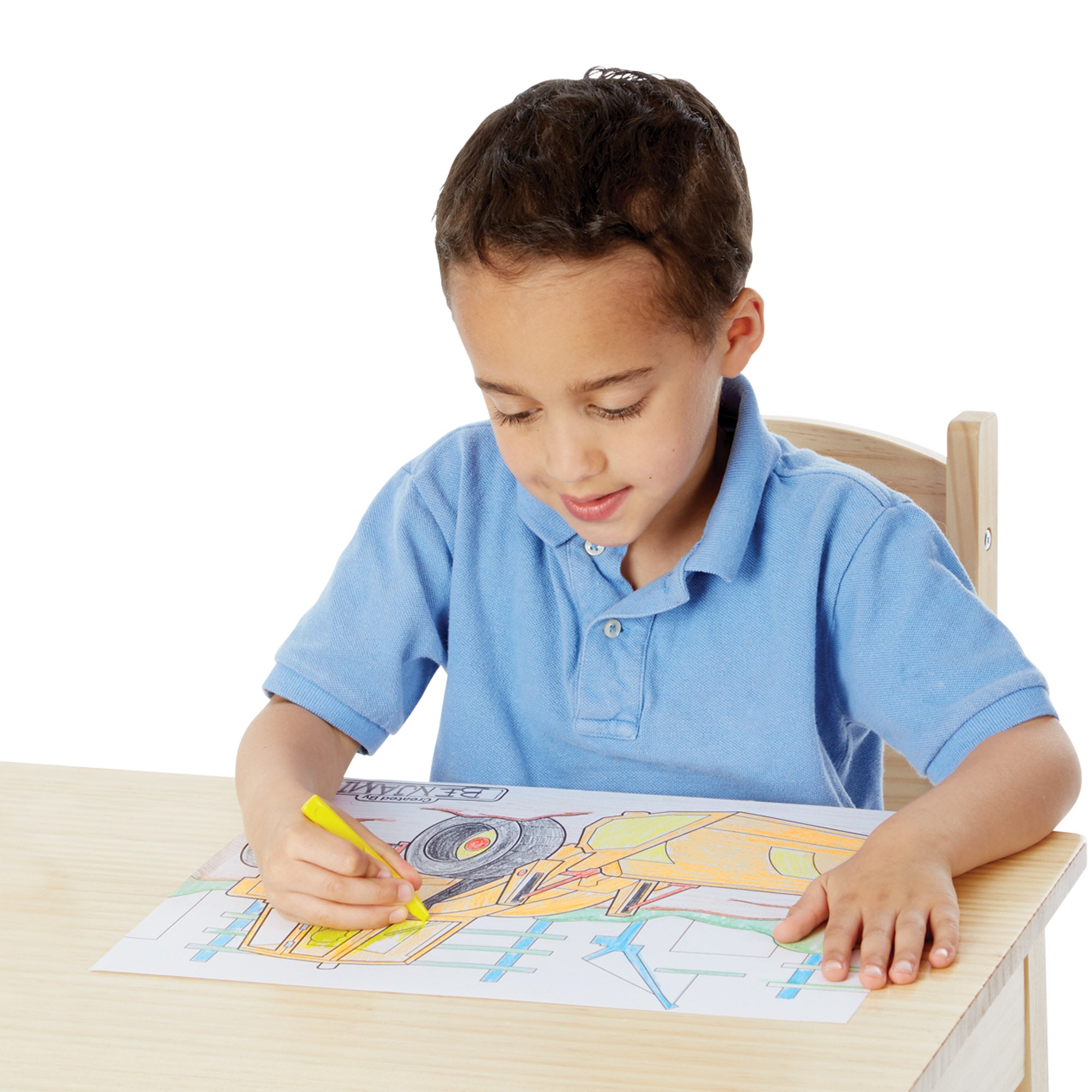 Jumbo 50-Page Kids' Coloring Pad - Space. Sharks. Sports. and More - Image 8