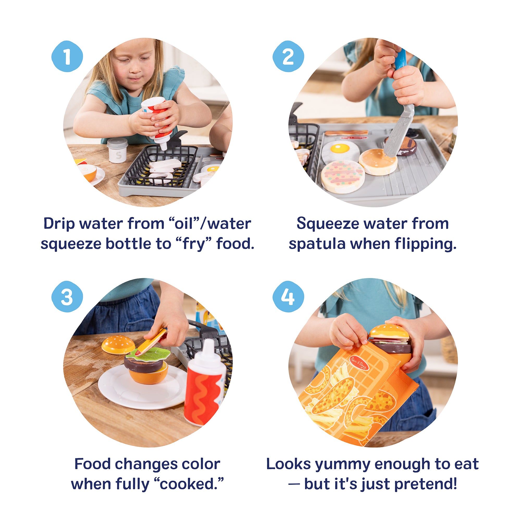 Flip & Fry Grill Play Set with Color Changing Water WOW! - Image 4