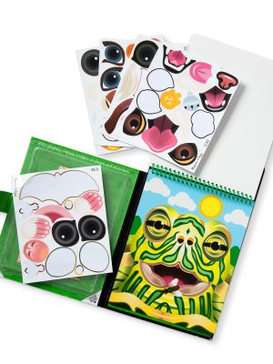 Make-a-Face ?C Pets Reusable Sticker Pad ?C On the Go Travel Activity