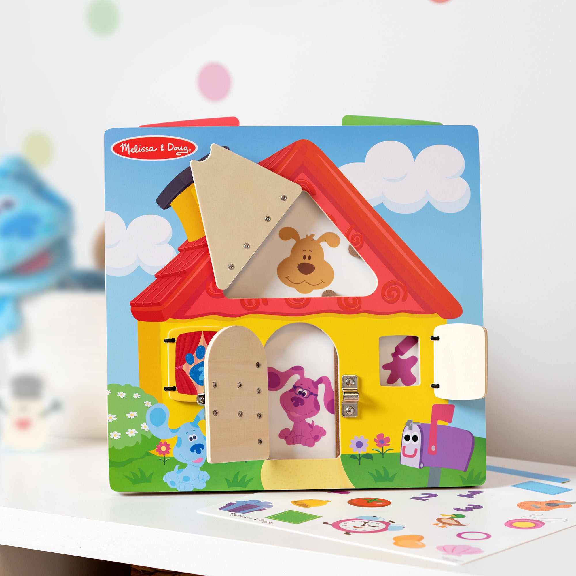 Blue's Clues & You! Wooden Lift-the-Flap Activity Board - Image 9