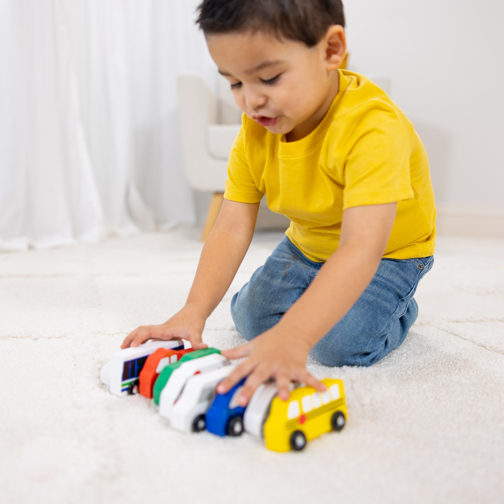 Wooden Town Vehicles Set - Image 6