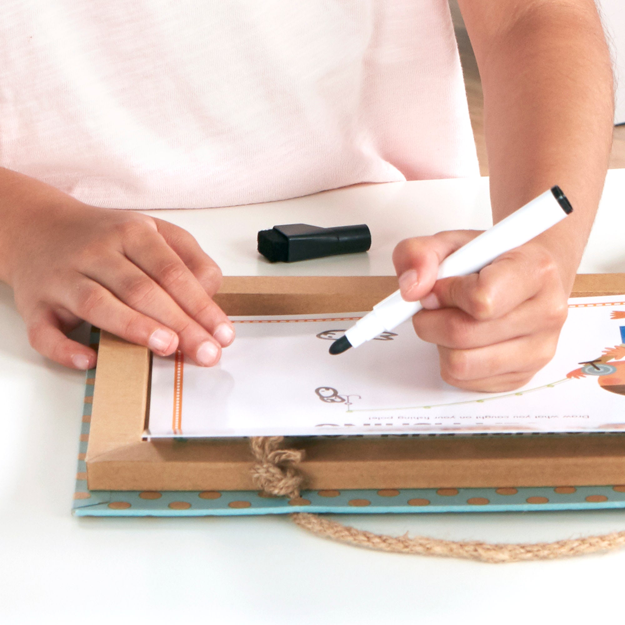 Natural Play: Play. Draw. Create Reusable Drawing & Magnet Kit ?C Ocean - Image 7