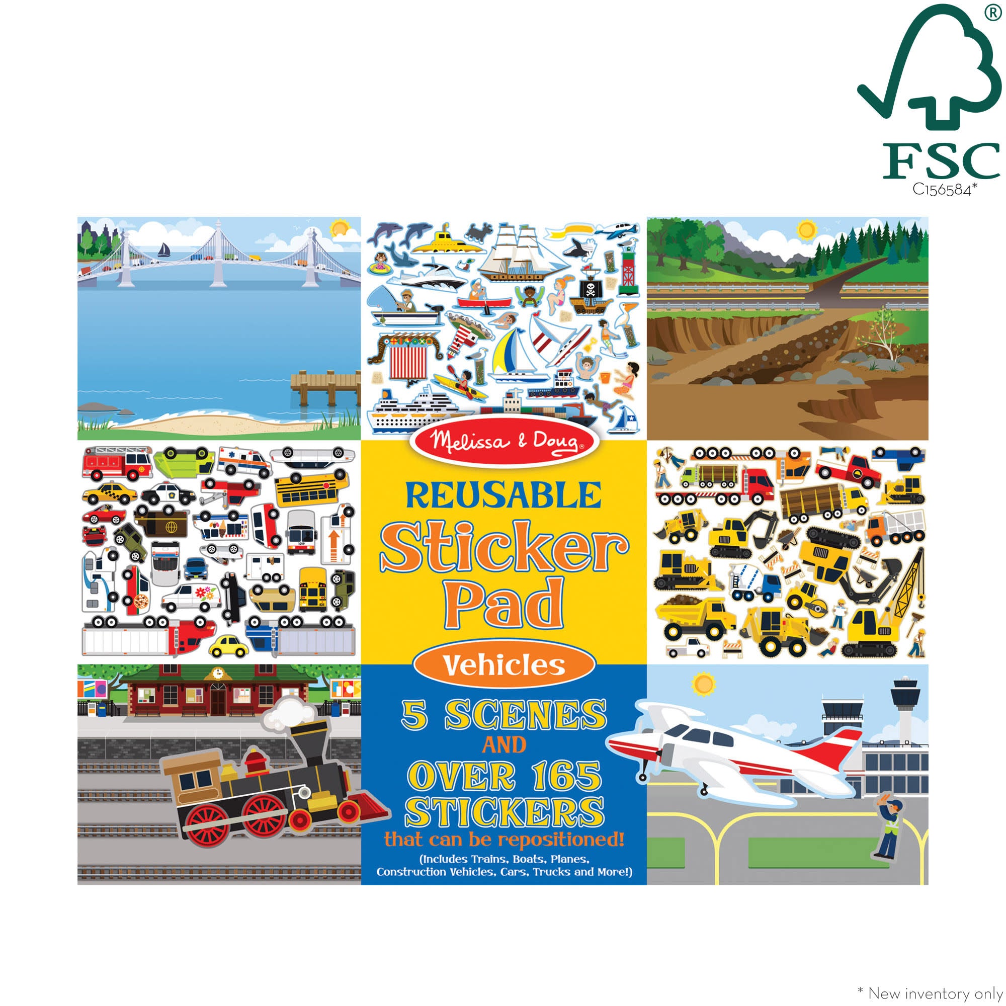 Reusable Sticker Pad - Vehicles - Image 3