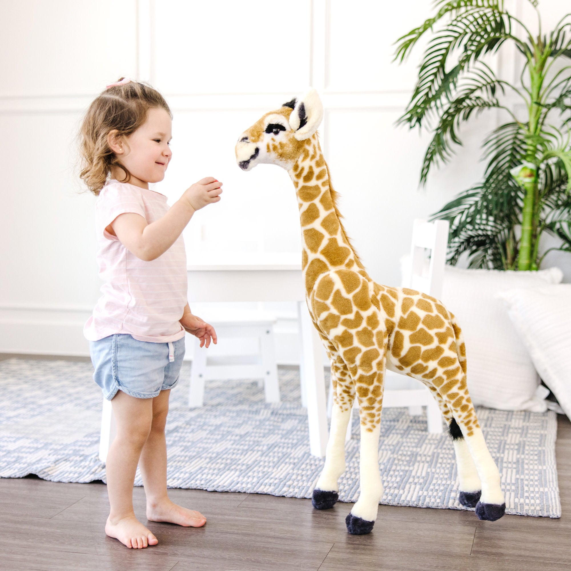 Lifelike Plush Baby Giraffe - Image 2