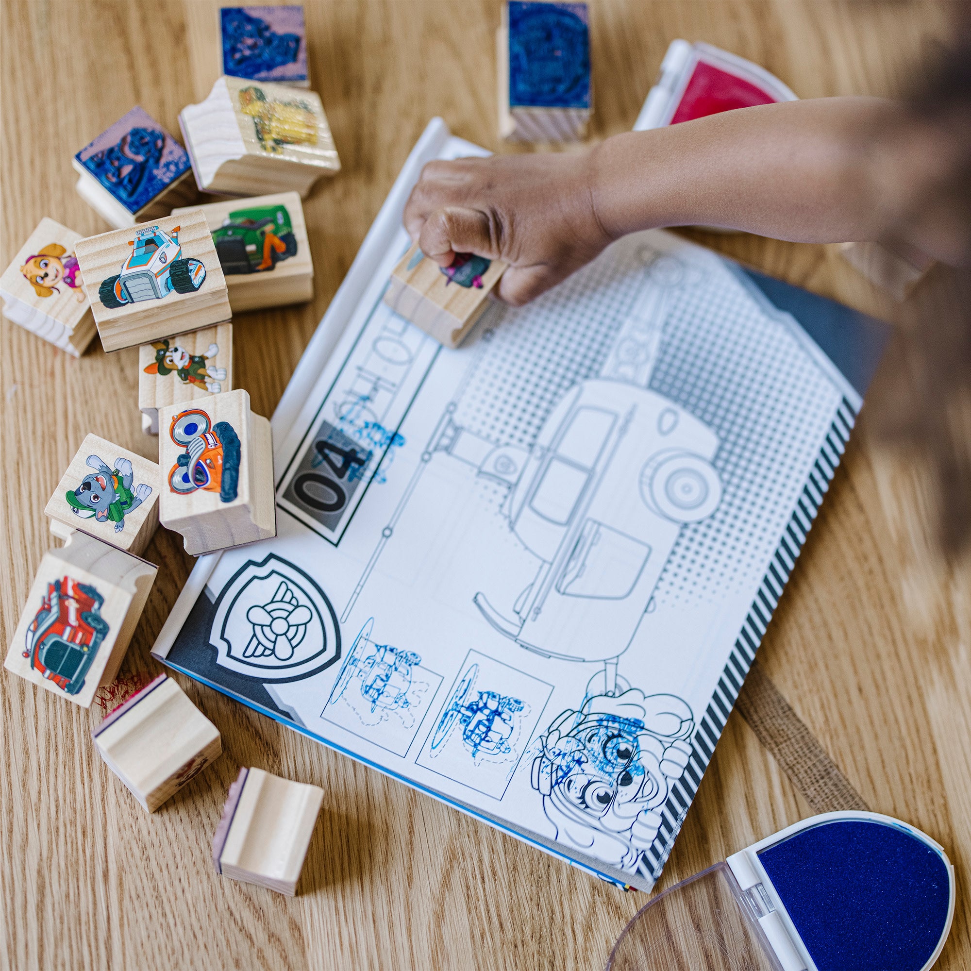 PAW Patrol Wooden Stamps Activity Set - Image 8