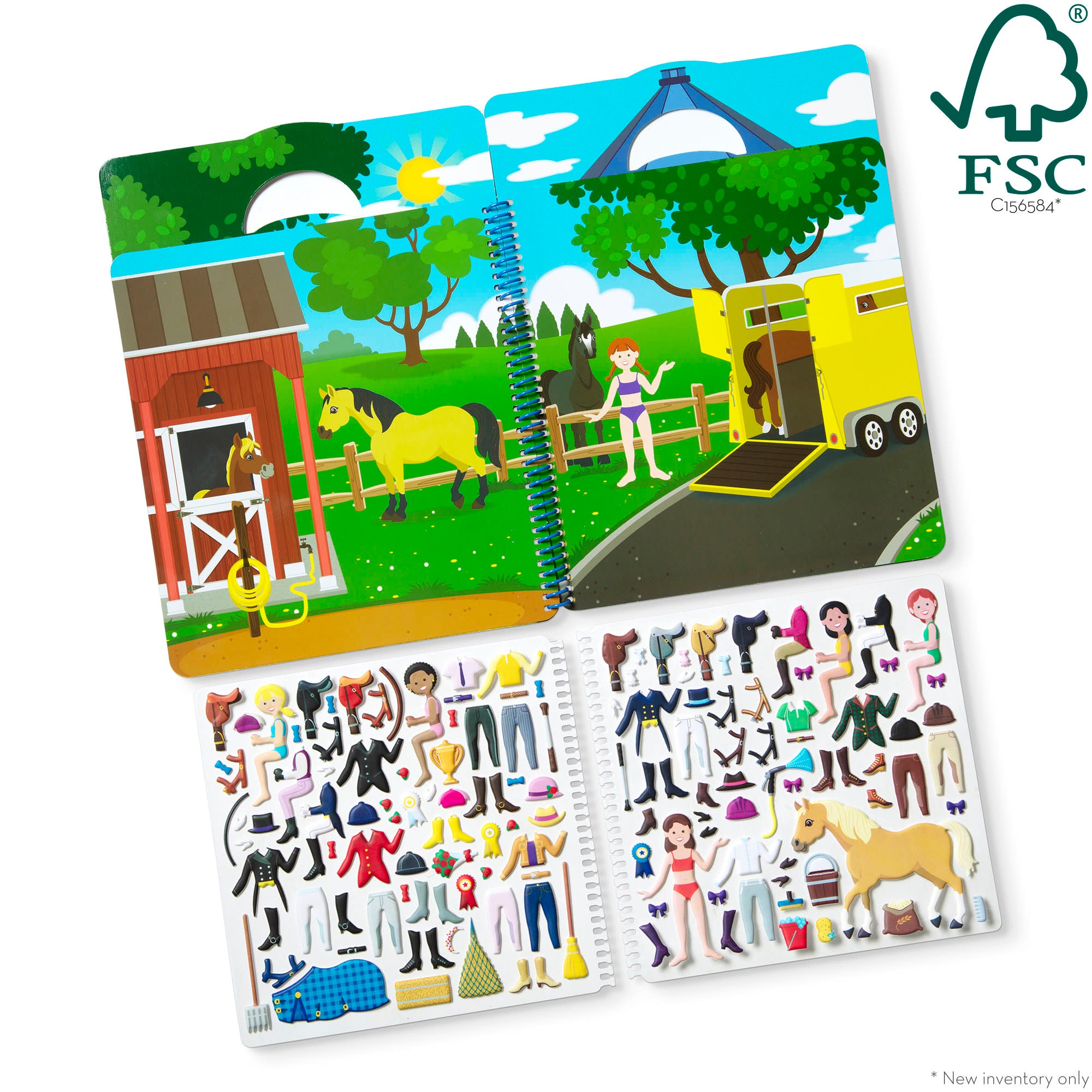 Puffy Sticker Activity Book - Riding Club - Image 10