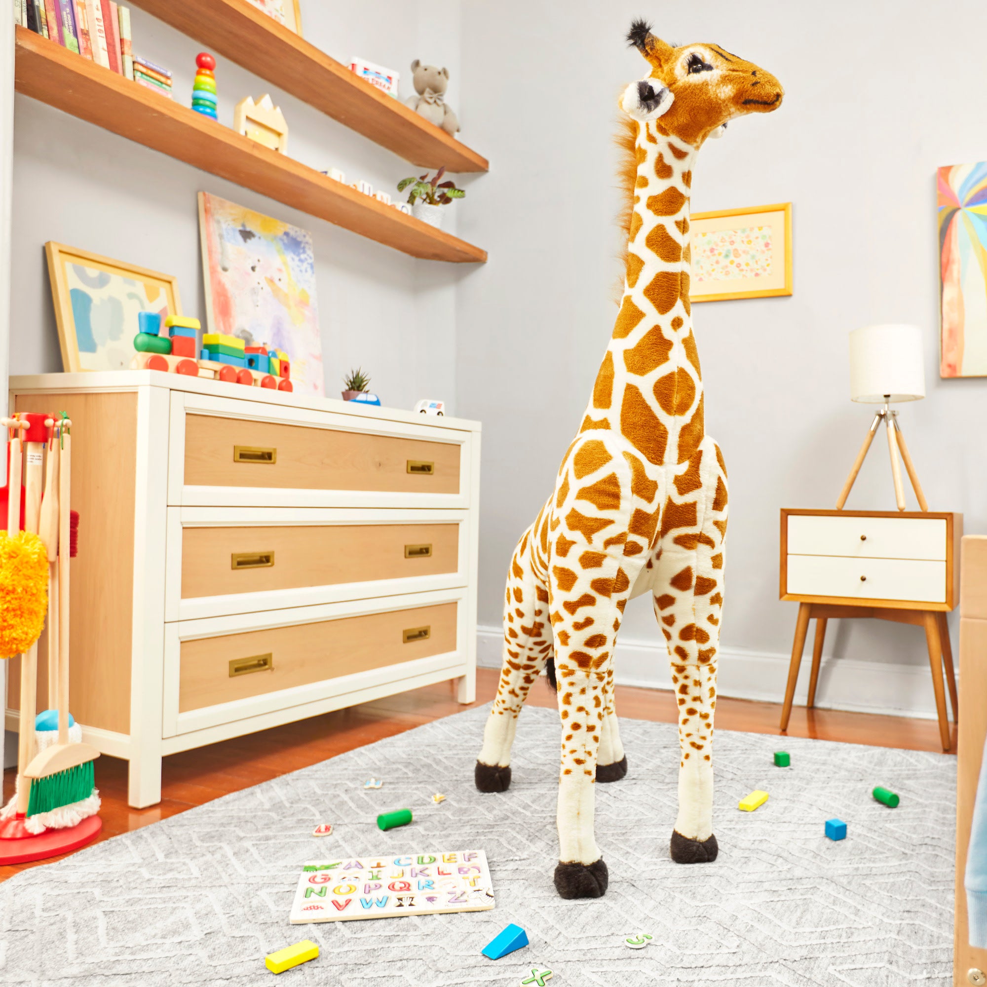 Giraffe Lifelike Plush Stuffed Animal - Image 9