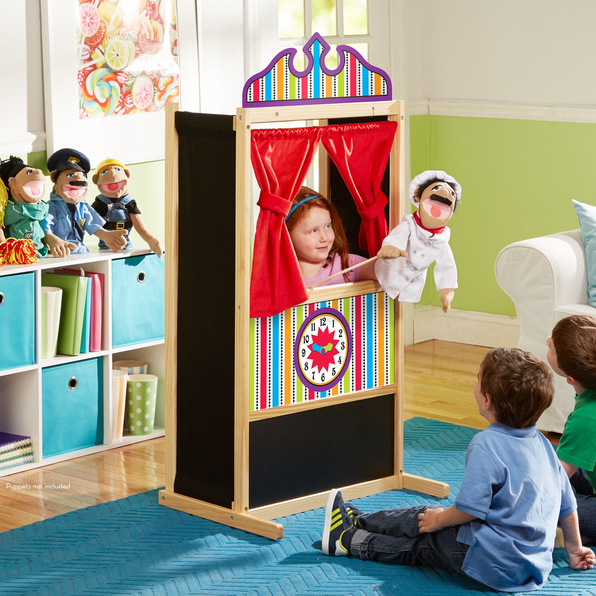 Wooden Deluxe Puppet Theater - Image 7