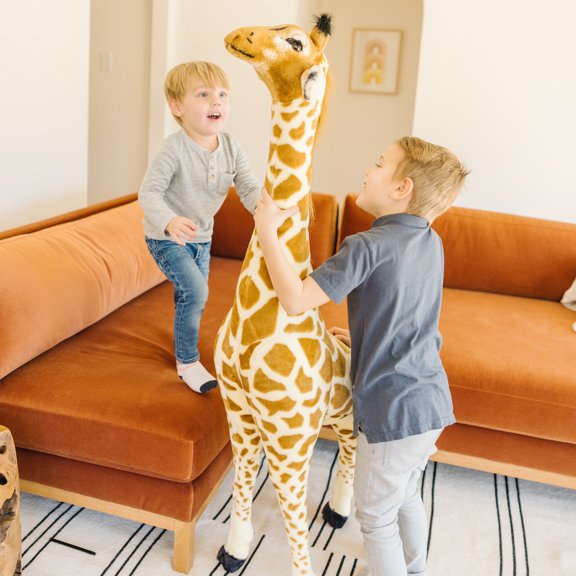 Giraffe Lifelike Plush Stuffed Animal - Image 2