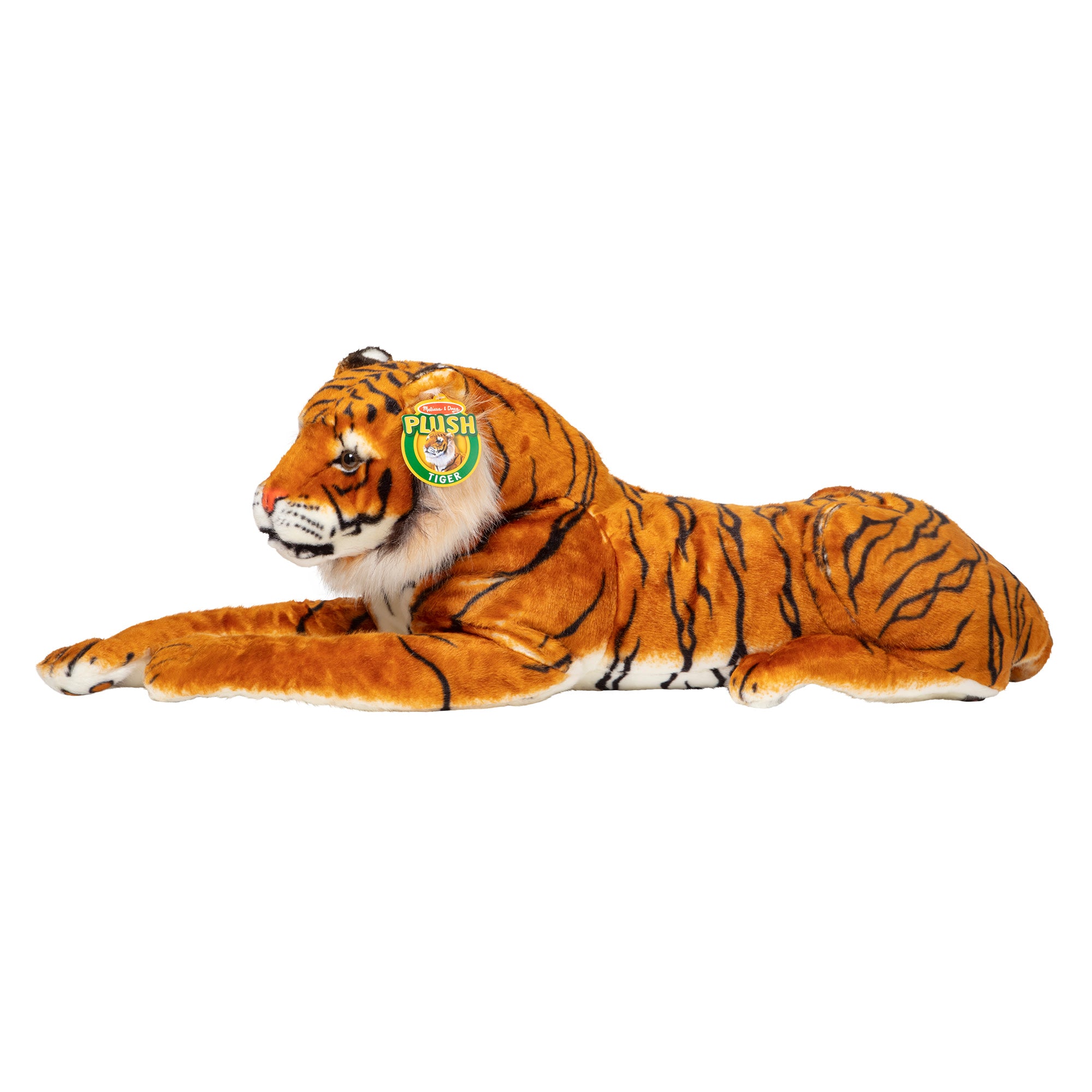 Tiger Lifelike Plush Stuffed Animal - Image 3