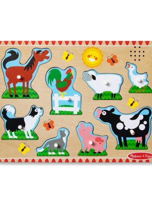 Farm Animals Sound Puzzle - 8 Pieces